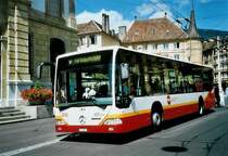 VR La Chaux-de-Fonds Nr. 231/NE 28'231 Mercedes Citaro am 2. August 2008 Neuch�tel, Place Pury