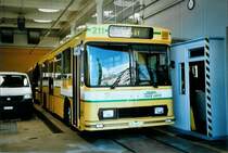 TN Neuch�tel Nr. 211/NE 46'211 Volvo/Hess am 2. August 2008 Neuch�tel, D�p�t (dieses Fahrzeug mit Jahrgang 1984 ist immer noch im Bestand der TN!)