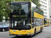 MAN Lion's City DD der BVG in Berlin am 24.08.2015