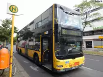 MAN Lion's City DD der BVG in Berlin am 24.08.2015