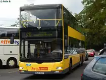MAN Lion's City DD der BVG in Berlin am 24.08.2015