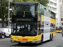 MAN Lion's City DD der BVG in Berlin am 24.08.2015