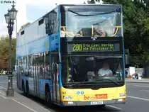 MAN Lion's City DD der BVG in Berlin am 24.08.2015