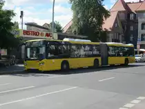 Ein Scania Citywide der BVG am S+U Pankow.