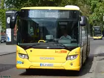 Scania Citywide der BVG in Berlin am 24.08.2015