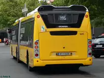 Scania Citywide der BVG in Berlin am 24.08.2015