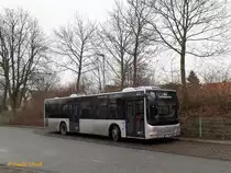 VHH 1513 (HH-V 9513) am 21.1.2017 auf Linie 433, Pause am U-Bahnhof Steinfurther Allee / MAN NL283 Lion´s City, Baujahr 2015 /