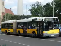 Solaris Urbino 18 der BVG in Berlin am 24.08.2015