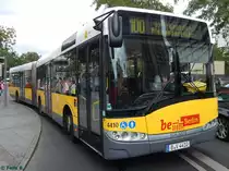 Solaris Urbino 18 der BVG in Berlin am 24.08.2015