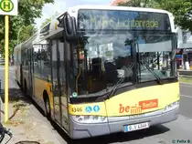 Solaris Urbino 18 der BVG in Berlin am 24.08.2015