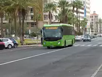 14.01.2017,VOLVO Castrosua B11R an der Playa de Las Americas/Tenerife.