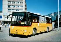 PostAuto Wallis Nr. 1/VS 243'988 Volvo (ex P 25'114) am 3. August 2008 Sion, Bahnhof