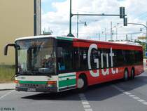 Setra 319 NF der Barnimer Busgesellschaft in Eberswalde am 09.06.2016