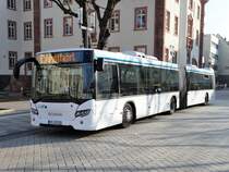 Nagelneuer BRH ViaBus Scania Citywide am 15.02.17 in Hanau Freiheitsplatz