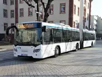 Nagelneuer BRH ViaBus Scania Citywide am 15.02.17 in Hanau Freiheitsplatz