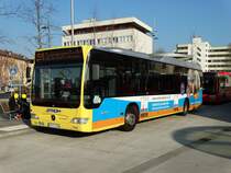 Stroh Bus Mercedes Benz Citaro 1 Facelift am 15.02.17 in Hanau Freiheitsplatz