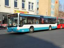 Stadtverkehr Maintal Mercedes Benz Citaro 1 Facelift am 15.02.17 in Hanau Freiheitsplatz