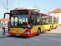 HSB Mercedes Benz Citaro 1 G Wagen 91 am 15.02.17 in Hanau Freiheitsplatz