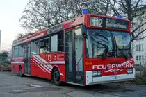 Mercedes O 405  Feuerwehr Pforzheim , 28.01.2017
