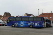 Mercedes Benz Tourismo von Reiseservice Läufer am 14.10.2016 in Wissembourg (Frankreich)