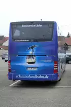 Mercedes Benz Tourismo von Reiseservice Läufer am 14.10.2016 in Wissembourg (Frankreich)