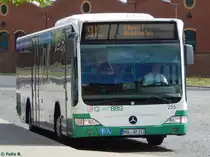 Mercedes Citaro II Ü der Barnimer Busgesellschaft in Eberswalde am 09.06.2016