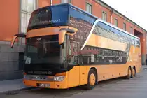 Setra S 431 DT  Allgäu-Airport-Express - Dubova , München HBf 13.02.2017