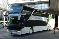 Setra S 431 DT  arriva express - Panturist  aus Kroatien, München ZOB 13.02.2017