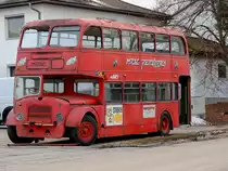 Bristol-Lodekka, ein britischer Doppeldeckerbus wurde im Produktionszeitraum von 1949-68 hergestellt, und hätte eine kleine  Auffrischung  nötig; 170208