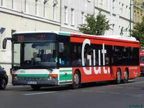 Setra 319 NF der Barnimer Busgesellschaft in Eberswalde am 09.06.2016