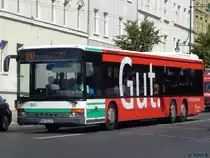 Setra 319 NF der Barnimer Busgesellschaft in Eberswalde am 09.06.2016