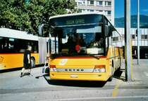 Rey, Ayent Nr. 256/VS 84'256 Setra am 3. August 2008 Sion, Bahnhof