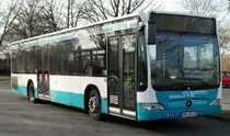 Stadtverkehr Maintal Mercedes Benz Citaro 1 Facelift am 25.02.17 am Maintalbad