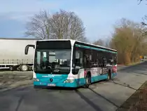 Stadtverkehr Maintal Mercedes Benz Citaro 1 Facelift am 25.02.17 am Maintalbad