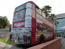 17.01.2017,Doppelstockbus auf Tenerife.