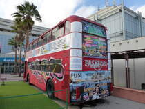 17.01.2017,Doppelstockbus auf Tenerife.