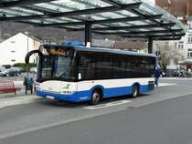 Regionalverkehr Main Kinzig Solaris Urbino 8,9 am 27.02.17 am Bahnhof