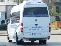 Mercedes Sprinter von Braasch Reisen aus Deutschland in Neubrandenburg am 11.09.2016