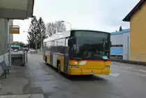 Volvo/Hess B7L von PU Steiner Messen beim Bahnhof Lohn-L�terkofen, 28.02.2017.