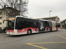 BGU C2 Gelenkbus Nr. 8 am 3.3.17 beim Bhf S�d.