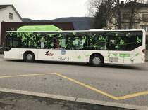Citaro I Nr. 16 am 3.3.17 beim Bhf Grenchen Süd.