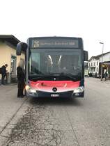 Front des C2 NGT Nr. 30 mit Baloise Bank SoBa Vollwerbung am 3.3.17 beim Bhf Süd.