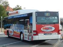 MAN Lion's City CNG der Stadtwerke Greifswald in Greifswald am 16.09.2016