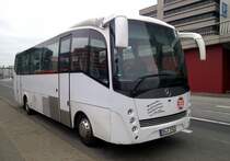 Mercedes Sundancer abgestellt hinterm alten ZOB in Hannover am 12.03.2016