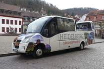 Omnibus Trading Sunset Cabrio auf Basis Iveco Daily  Heidelberg Cabrio-Sightseeing , 04.03.2017