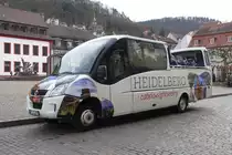 Omnibus Trading Sunset Cabrio auf Basis Iveco Daily  Heidelberg Cabrio-Sightseeing , 04.03.2017