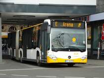 MVG Mercedes Benz Citaro 2 G Wagen 919 am 04.03.17 als Arena Linie zum Mainz 05 Fußballspiel