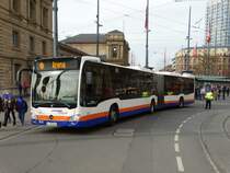 ESWE Verkehr Mercedes Benz Citaro 2 G Wagen 342 am 04.03.17 als Arena Linie zum Mainz 05 Fußballspiel