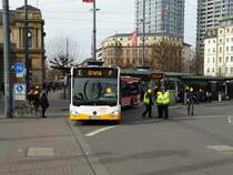 MVG Mercedes Benz Citaro 2 G Wagen 917 am 04.03.17 als Arena Linie zum Mainz 05 Fußballspiel
