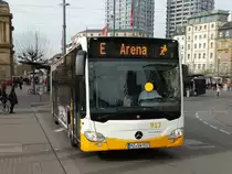 MVG Mercedes Benz Citaro 2 G Wagen 917 am 04.03.17 als Arena Linie zum Mainz 05 Fußballspiel